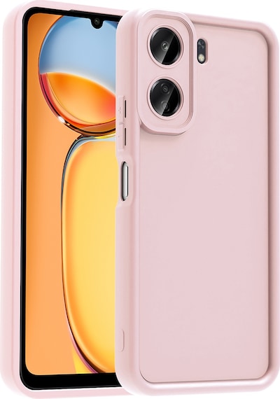 Xiaomi Poco C65 Kılıf Kamera Korumalı Zore Ananas Kapak Pembe