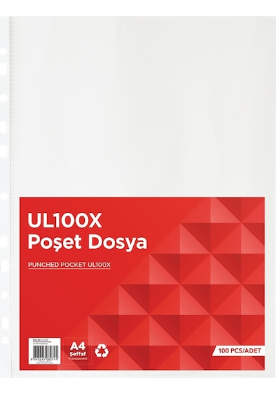 Noki UL100X A4 Poşet Dosya 100'lü