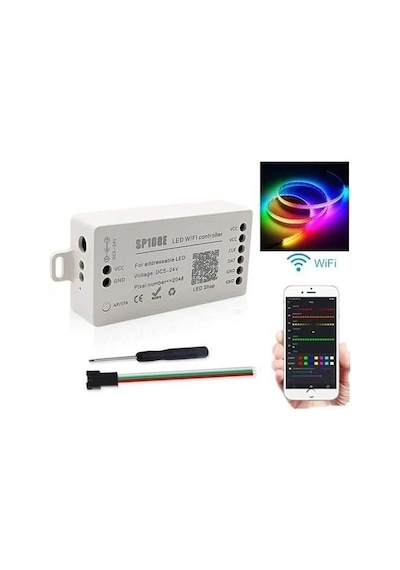 Ws2811-ws2812 Sp108e Pixel Şerit Led Wifi Kontrol Cihazı