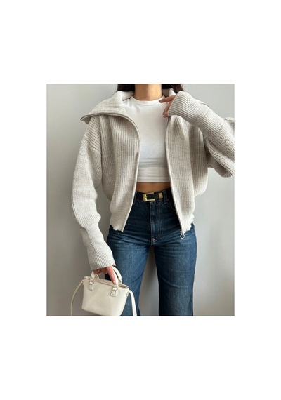 Flex Fashıon Kadın Esnek Örgü Trend Fermuarlı Dik Yaka Popüler Triko Hırka Taş Rengi - 760178304 Taş Rengi - 760178304 Taş Rengi Flex Fashıon Kadın Esnek Örgü Trend Fermuarlı Dik Yaka Popüler Triko Hırka Taş Rengi - 760178304 Taş Rengi - 760178304 Taş Rengi