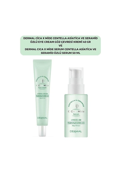 Dermal Cıca X Mide Centella Asiatica Özlü Göz Çevresi Kremi Ve Serum