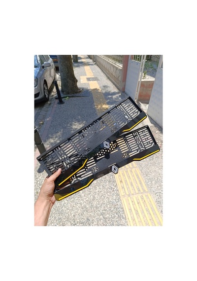 Renault - Reno Logolu Pleksi Plakalık 2 Adet 1 Takım - 644926241