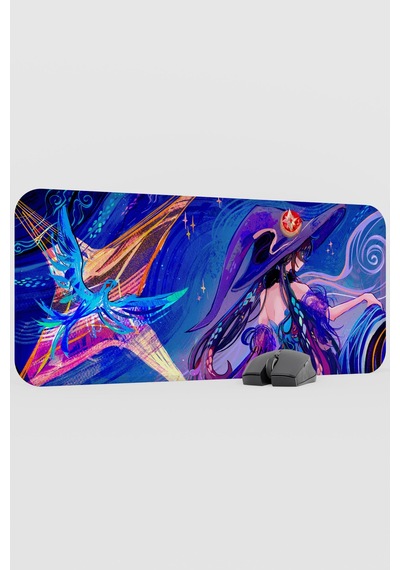 Mona Genshin Impact Anime Gacha V3 - 70x30 Xl Gaming Mouse Pad Fare Altlığı