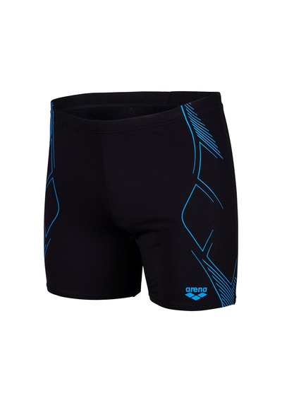 Arena Graphic Swim Mid Erkek Siyah Yüzücü Mayo 011185508