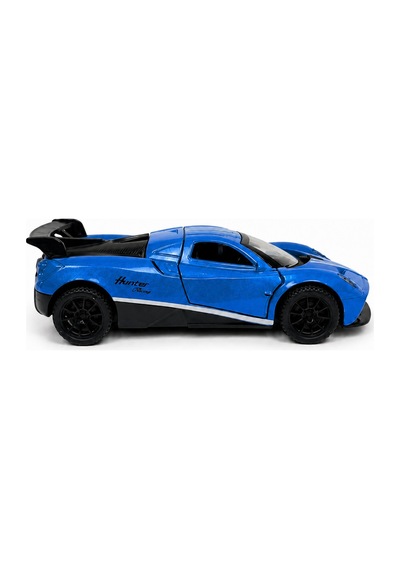 Mavi Metal Süper Spor Oyuncak Araba Martı Kapılı Açılır 1:64 Çek Bırak Model Araç