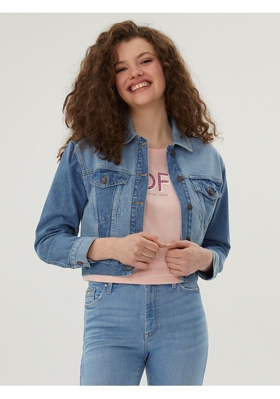 LOFT Slim Fit Kadın Ceket Lf2029111 Q1.v1 Denim