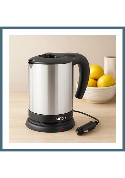 Agc Uygun Sepet Araç İçi Kettle 24v 0.8l Paslanmaz Çelik 200w Agc