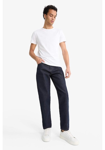 Defacto Relax Tapered Fit Dar Paça Jean Pantolon G1195ax25aunm34 Mavi