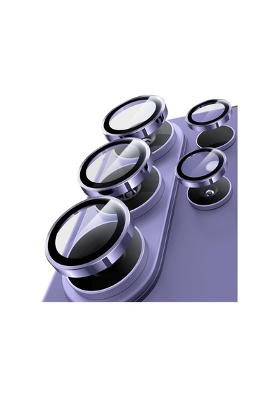 Samsung Galaxy S26 Ultra İle Uyumlu Safir Kamera Lens Koruyucu, Parmak İzi Bırakmayan, Hd Şeffaf, Çizilmeye Dayanıklı Temperli Cam Lens Koruma Derin Mor, Galaxy S26 Ultra