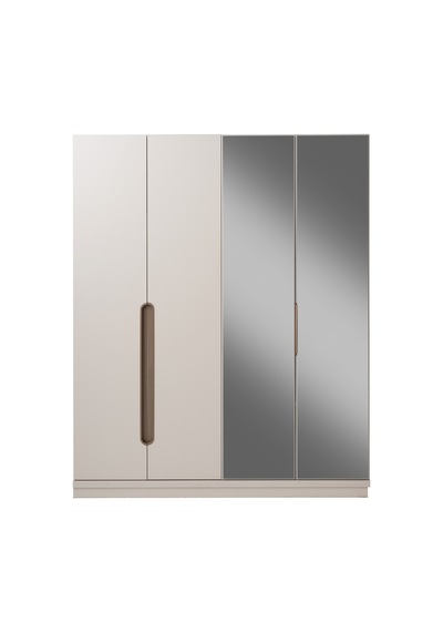 Çınar 4 Kapaklı Gardırop Elbise Dolabı 170 53 204cm Vizon