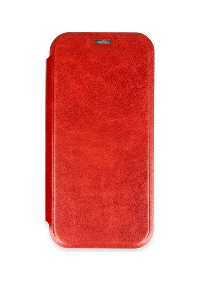 Cosmotex Newface Apple iPhone Uyumlu  16 Pro Max Kılıf Flip Cover - Kırmızı