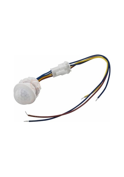 220v Hareket Pır Sensörü - Otomatik Lamba Sensörü 25cm Kablolu
