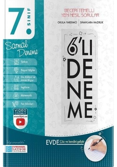 7.Sınıf Sarmal 6 Deneme - Evrensel Iletişim