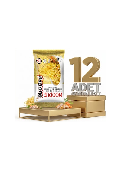 Dudomi Tavuk Çeşnili Noodle 12x70 Gr