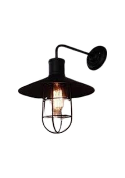 Dylight Retro Metal Kafesli Siyah Dekoratif Duvar Aplik-dy00114