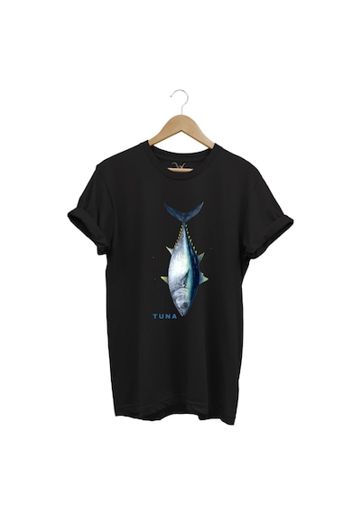 Fishing Balıkçılık Tuna Balığı Tasarım Baskılı %100 Pamuk Regular Fit Unisex T-shirt Siyah Fishing Balıkçılık Tuna Balığı Tasarım Baskılı %100 Pamuk Regular Fit Unisex T-shirt Siyah
