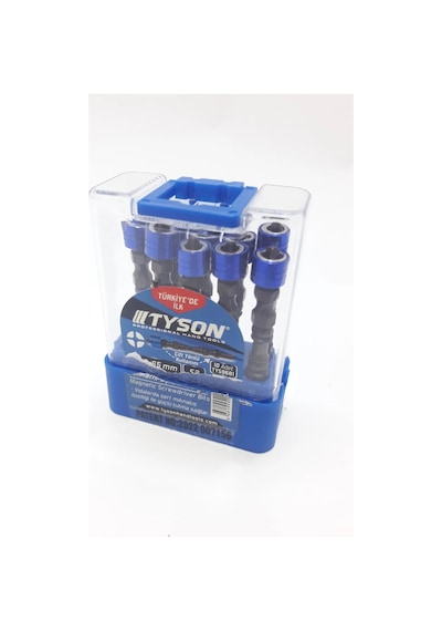 Tyson Mıknatıs Uçlu Bits Uç Ph2x65mm 10 Adet - Çift Yönlü