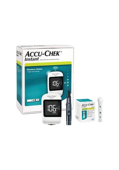 Accu-Chek Instant Şeker Ölçüm Cihazı + Ölçüm Çubuğu 50 Adet