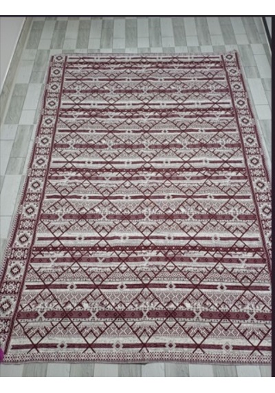 Savan Dokuma Halı Örtüsü 4m² 170 240cm Kale Bordo1 Bordo