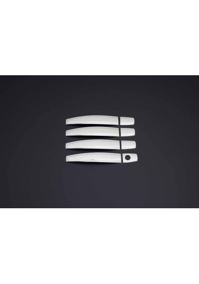 Omsa Line Opel Corsa D İle Uyumlu Krom Deco Kapı Kolu 4 Kapı Desenli 2006-2015 Arası
