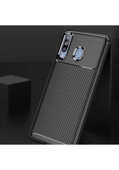 Galaxy M30 Kılıf Zore Negro Silikon Kapak Lacivert