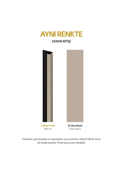 Vilo Mpc Xl Düz Duvar Paneli Linen Fabric 265cm Yapıştırmalı Montaj - Neme Ve Darbeye Dayanıklı