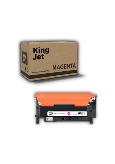 Kingjet Samsung Uyumlu Clt-m409s Standart Kapasiteli Kırmızı Magenta Çipli Uyumlu  Toner