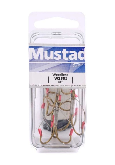 Mustad Weedless W3551 Olta İğnesi Standart No:2 - 5li