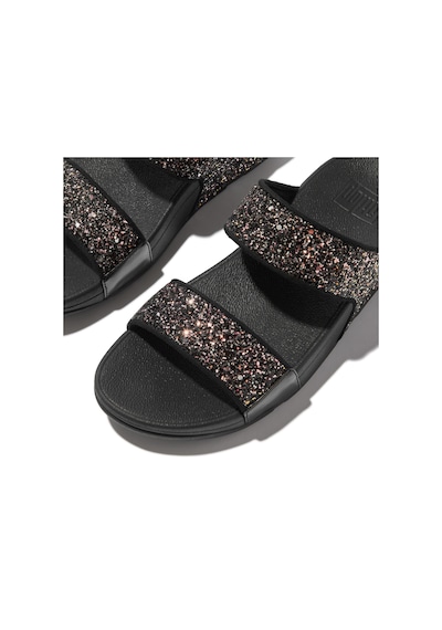 Roncato C55 Black Multi Terlik Kadın Diğer Je5-c33/c55 Fitflop Lulu Multi-tonal Glitter Slides Siyah
