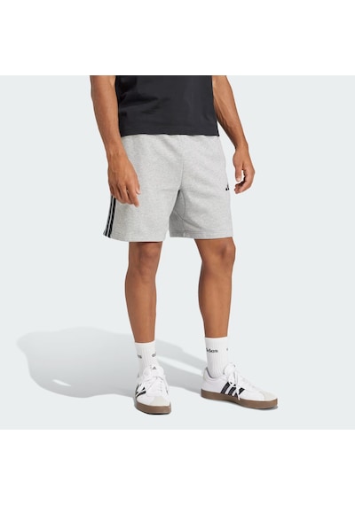 Adidas Essential 3-stripes French Terry Erkek Şort Je6419 Gri