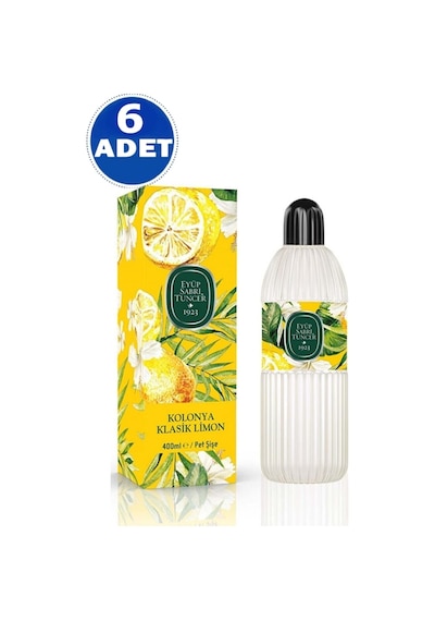 Eyüp Sabri Tuncer Klasik Limon Kolonyası 400 Ml Pet Şişe 6 Adet Eyüp Sabri Tuncer 400 Pet