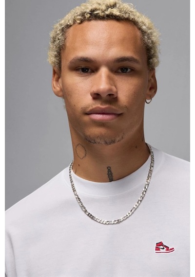 Nike Jordan Mens Tee Grafik Baskılı Erkek Tişört Beyaz