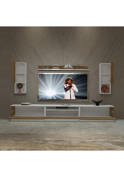 Decoraktiv Trendstyle 270das Mdf Tv Ünitesi Tv Sehpası Beyaz - Pera