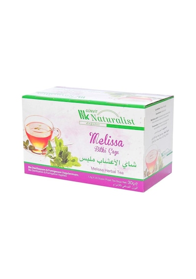Günvit Naturalist Melisa Bitki Süzen Poşet Çay 20 x 1.5 G