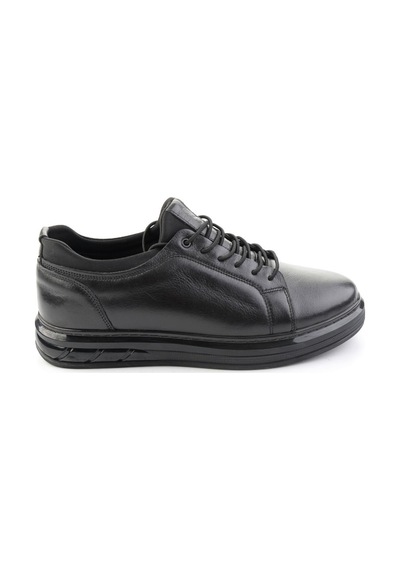 Bambi Siyah Napa Hakiki Deri Erkek Sneaker E01803050243
