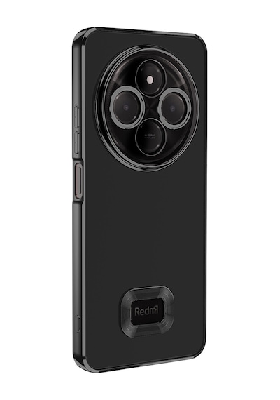 Zore Redmi 14c 4g Kılıf Kamera Korumalı Logo Gösteren Ogaa Omega Kapak - Siyah