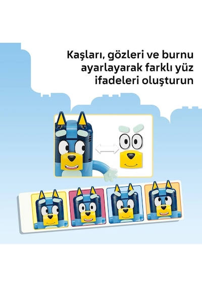 LEGO® Bluey Parçalarla İnşa Edilen Bluey Ailesi 11217 - 5 Yaş ve Üzeri için Karakterler İçeren Oyuncak Yapım Seti (466 Parça)