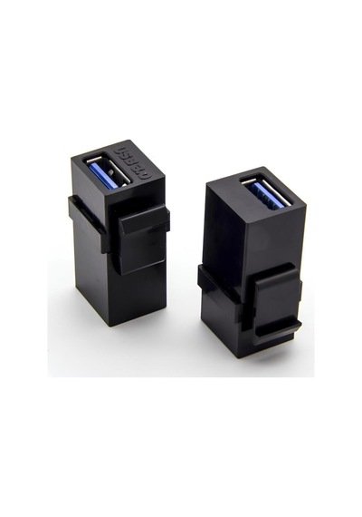 6088 Usb 3.0 A Dişi To Dişi Keystone Jack Adaptör Çevirici Uzatma Dönüştürücü Ara Bağlantı