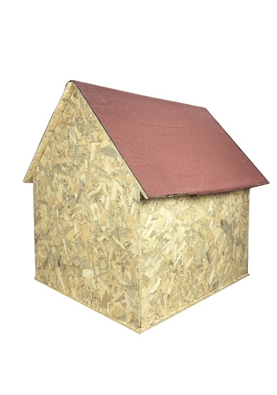 Reyo Köpek Kulübesi Büyük Boy Osb Xl Kırmızı Çatılı100x100x78 Cm