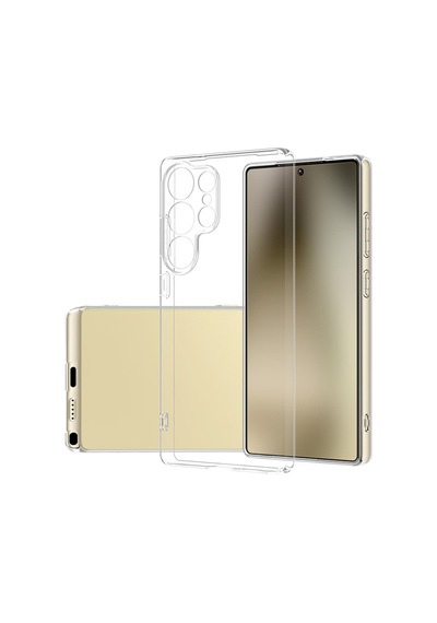 Nihcase Samsung Uyumlu Galaxy S26 Ultra Kılıf Kamera Korumalı Jelly Transparan Silikon