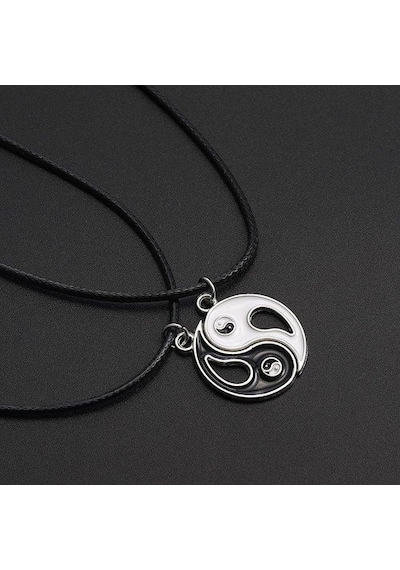 Ikili Ying Yang Kolye Sevgili Arkadaş Best Friends Birbirini Tama Çok Renkli