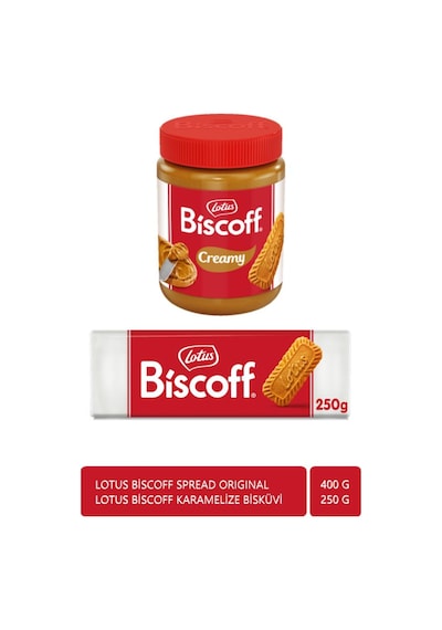 Bıscoff 250gr. + Bıscoff Spread Orıgınal 400 Gr