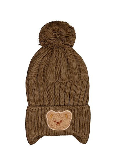 Civil Baby 6-18 Ay Atkı Bere Eldiven Set - Kahverengi 24243102525W1