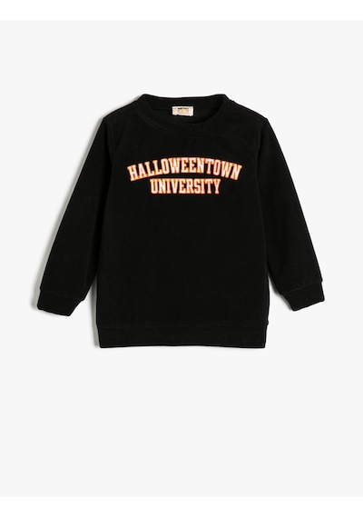Koton Sweatshirt Cadılar Bayramı Temalı İşlemeli Uzun Kollu Bisiklet Yaka Şardonlu Siyah 4wkb10637tk Siyah Koton Sweatshirt Cadılar Bayramı Temalı İşlemeli Uzun Kollu Bisiklet Yaka Şardonlu Siyah 4wkb10637tk Siyah