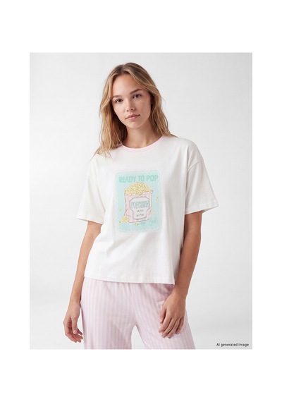 Lcw Young Pembe Bisiklet Yaka Kadın Pijama Takım