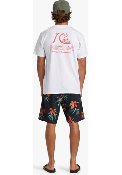 Quiksilver The Boardshort Mor Whıte Erkek T-Shırt Aqyzt0 001