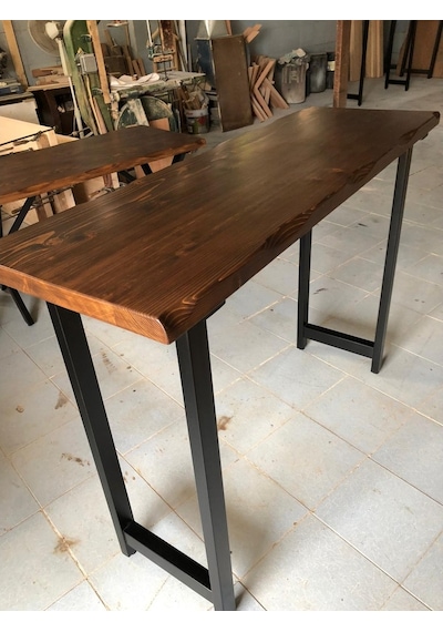 Bintaşmobilya Kütük Bar Masa-140X60.Cm