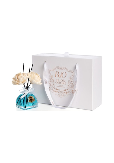 Kare Cam Gold Renkli Diffuser 150 Ml Ağaç