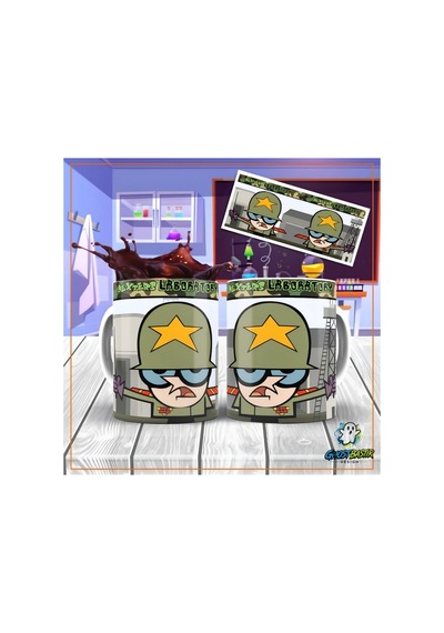 Dexter'in Laboratuvarı Kupa Bardak Tek Adet K0199 Çok Renkli