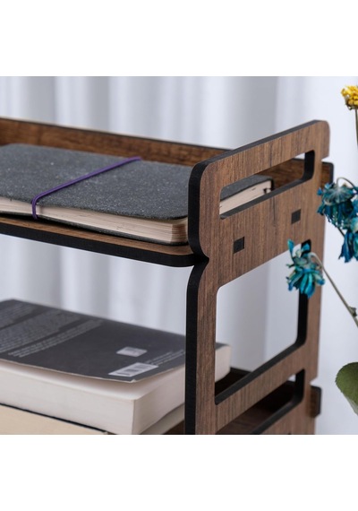 Vigo Wood - Mk40 Çok Amaçlı Raf Kitaplık Çok Renkli